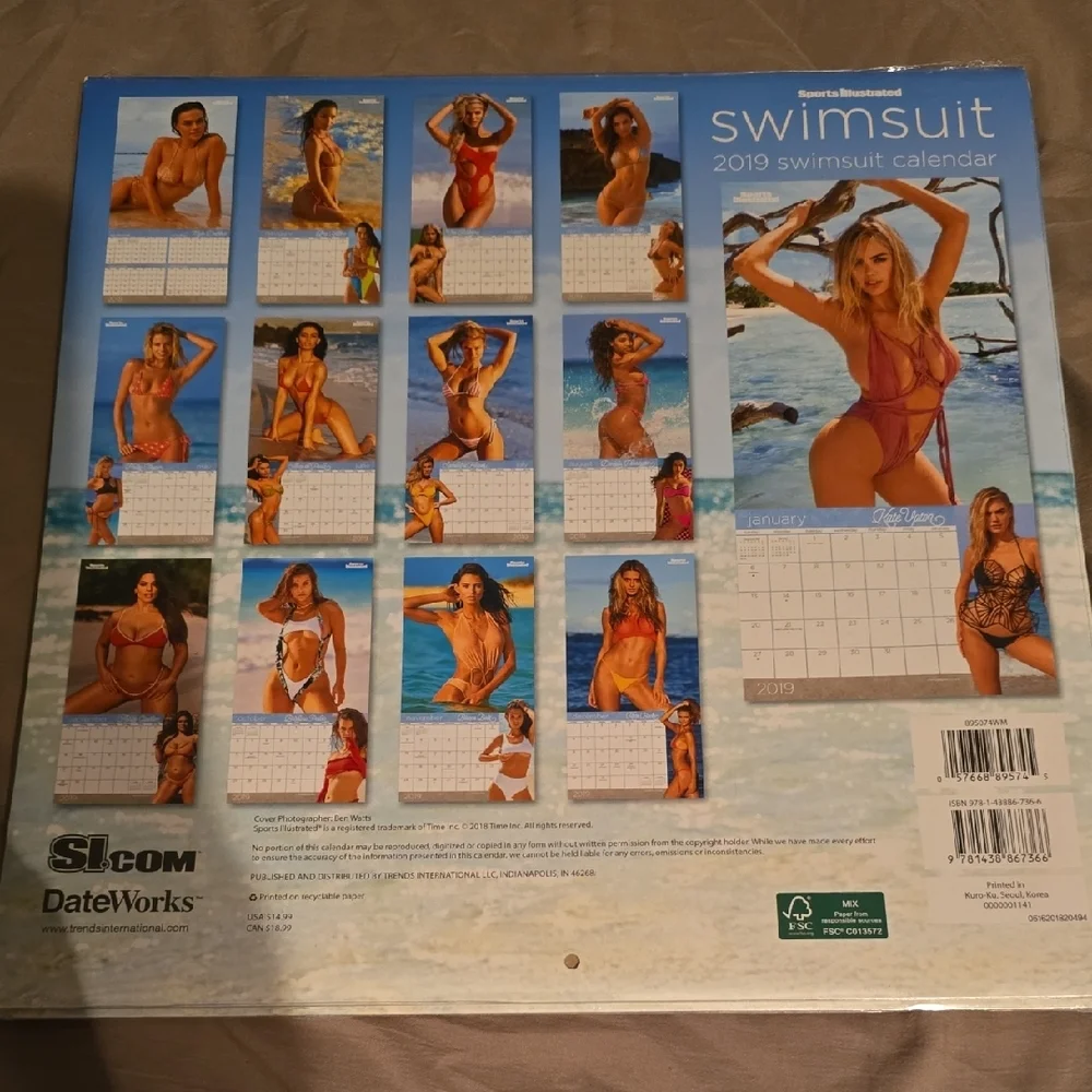 Sports Illustrated Swim Calendar - Pink and Blue